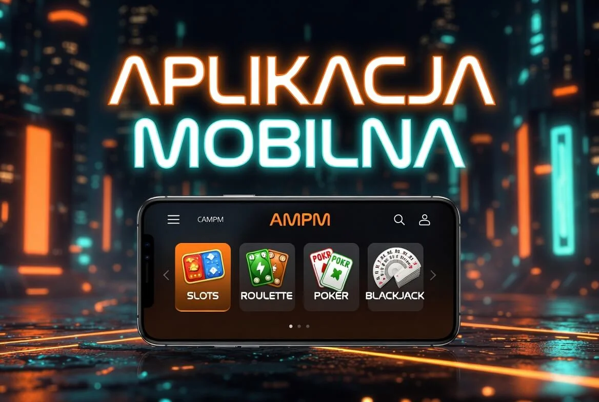 Gry i sloty AMPM Casino na telefonie w wersji mobilnej